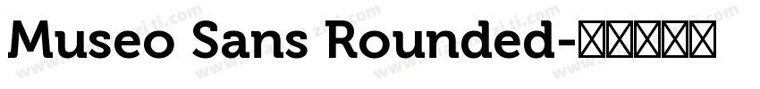 Museo Sans Rounded字体转换